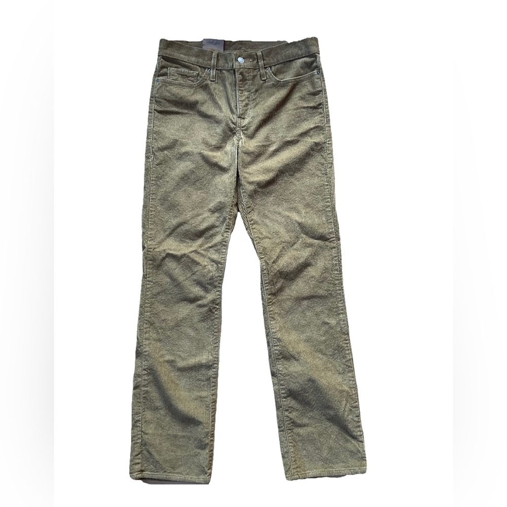 Levi's 314 Shaping Straight Corduroy Pants Woman's 29x30 Beige Mid Rise Slimming